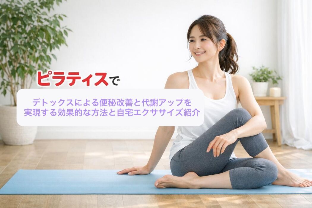  ピラティスでデトックスによる便秘改善と代謝アップを実現する効果的な方法と自宅エクササイズ紹介 